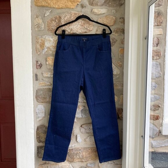 NWT Universal Standard ComfortDenim Stovepipe Jeans 32 Inch Dark Indigo $108 SM - Picture 3 of 12